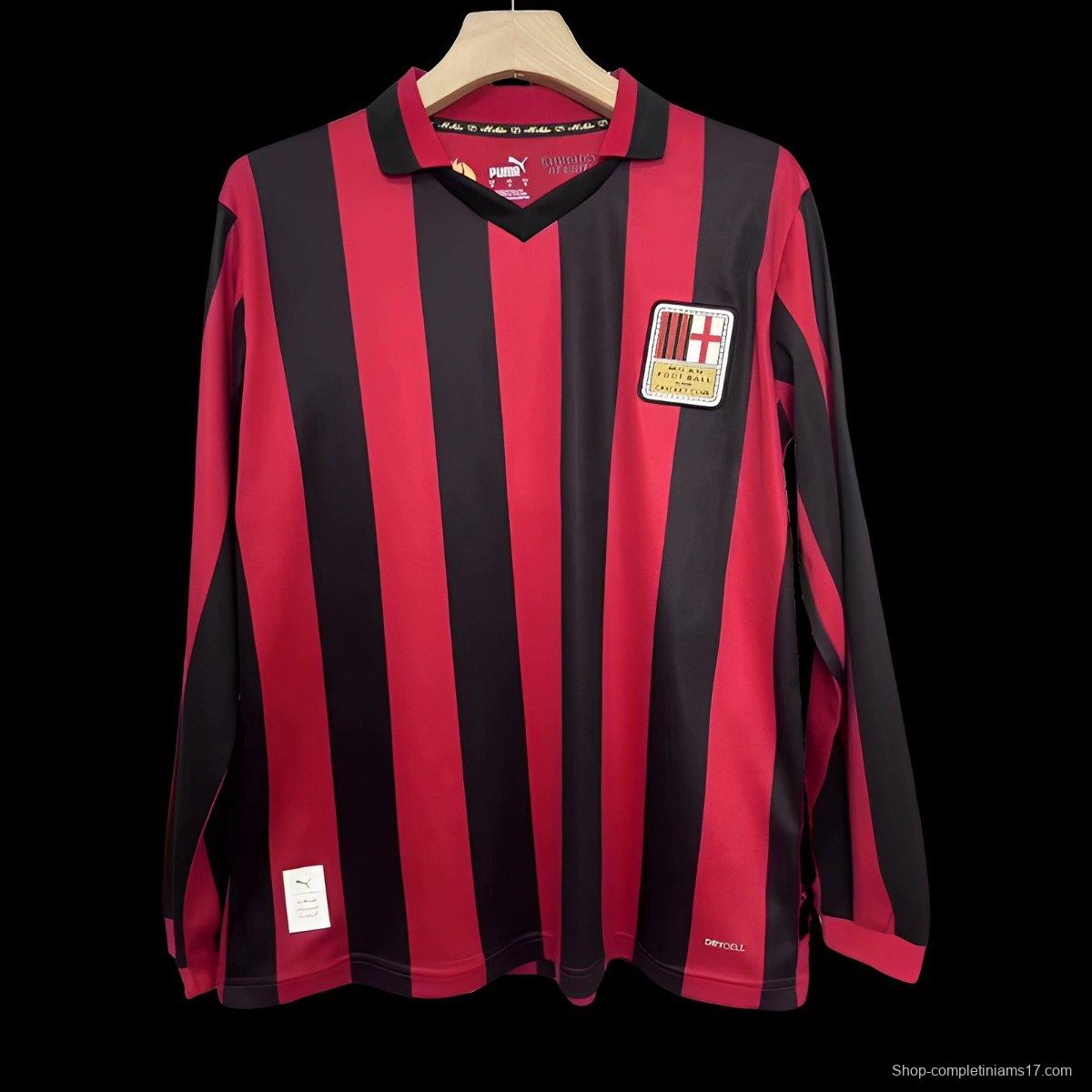 24/25 AC Milan 125Th Anniversary Home Long Sleeve Jersey