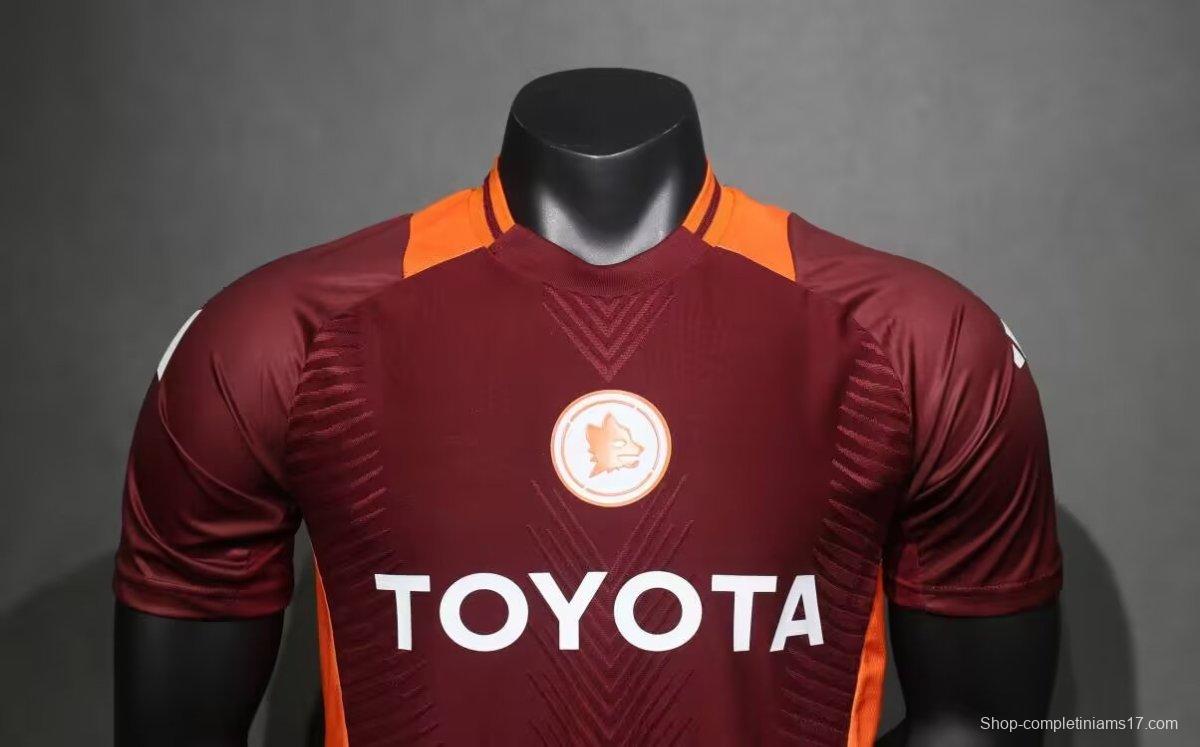 Player Version 24/25 AS Roma Home Pre-Match Jersey