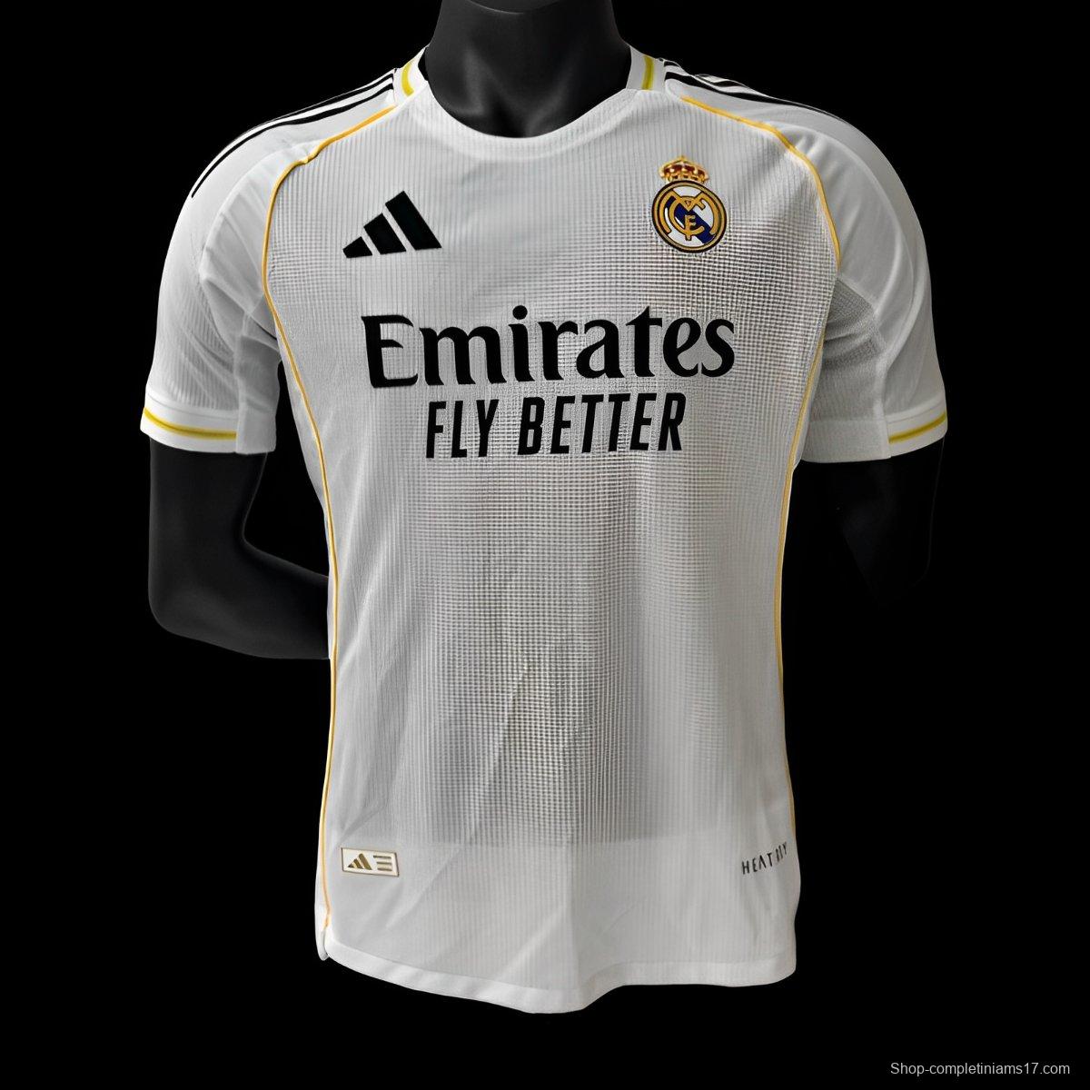 Player Version 25/26 Real Madrid Home Jersey