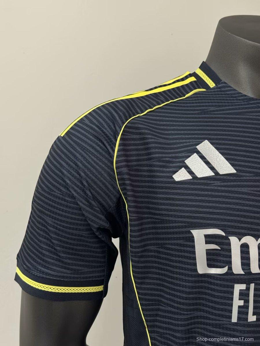 Player Version 25/26 Real Madrid Away Black Jersey