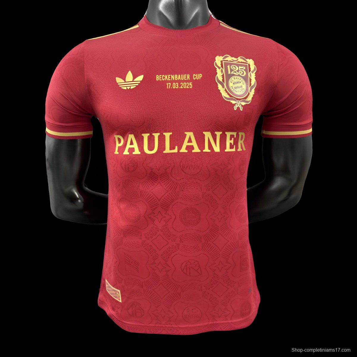 Player Version 2024/25 Bayern Munich 125 Anniversary Beckenbauer Jersey