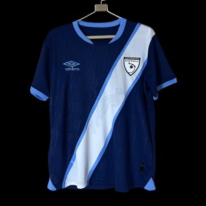 2025 Guatemala Navy Blue with White Diagonal Stripe Jersey