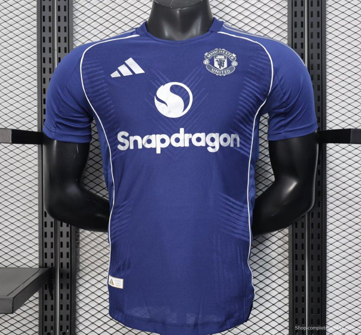 Player Version 25/26 Manchester United Blue Special Jersey