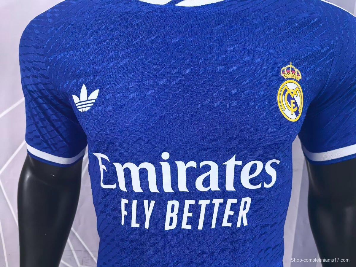 Player Version 25/26 Real Madrid Third Blue Jersey