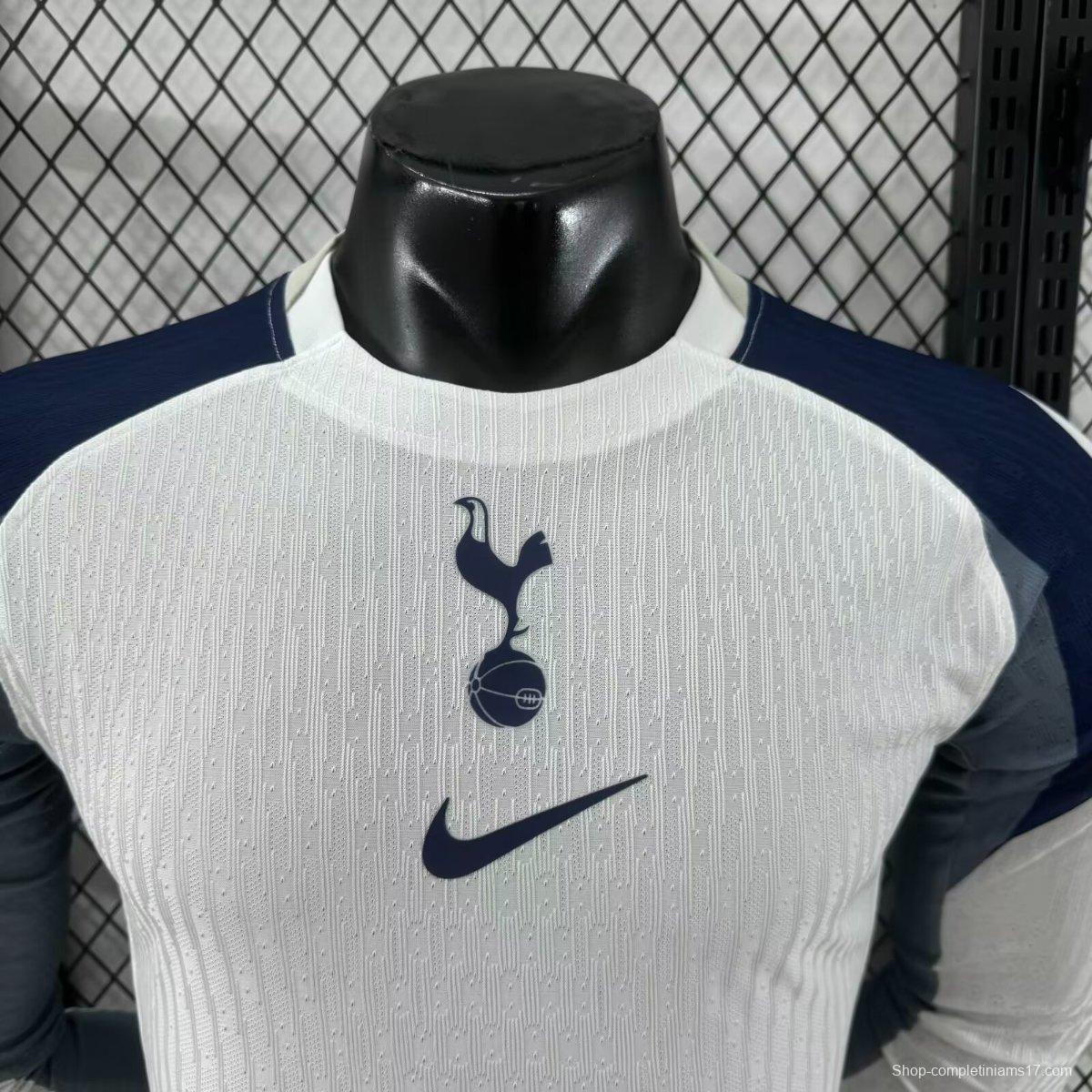 Player Version 25/26 Tottenham Hotspur Home Long Sleeve Jersey