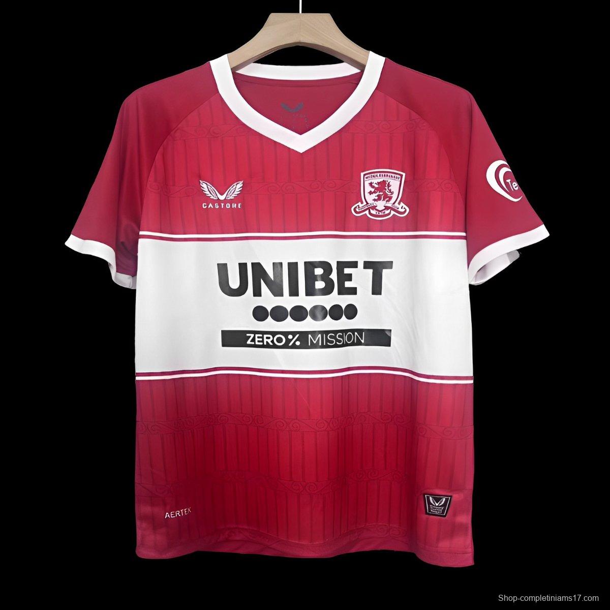 25/26 Middlesbrough Home Jersey