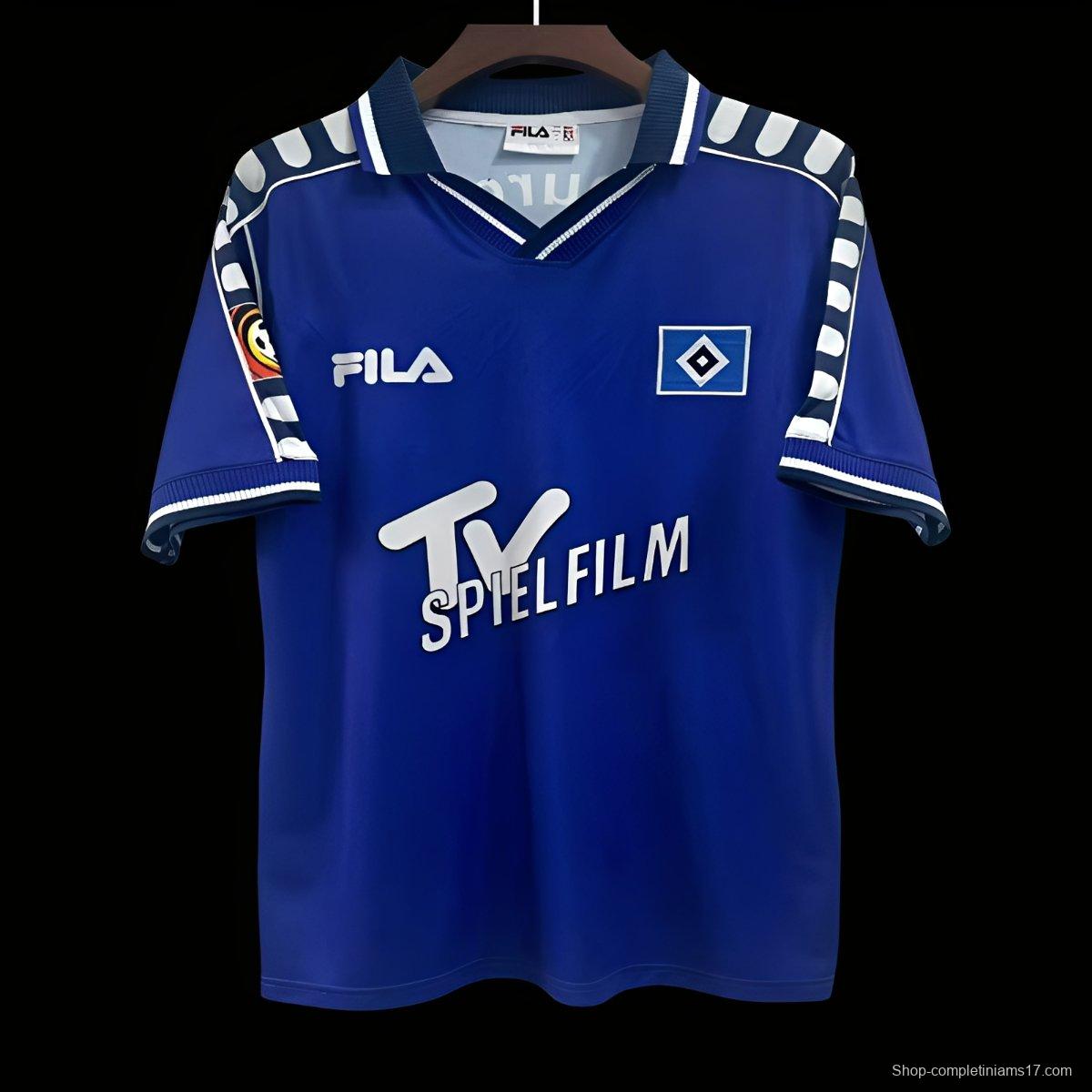 Retro 00/01 Hamburger SV Away Blue Jersey