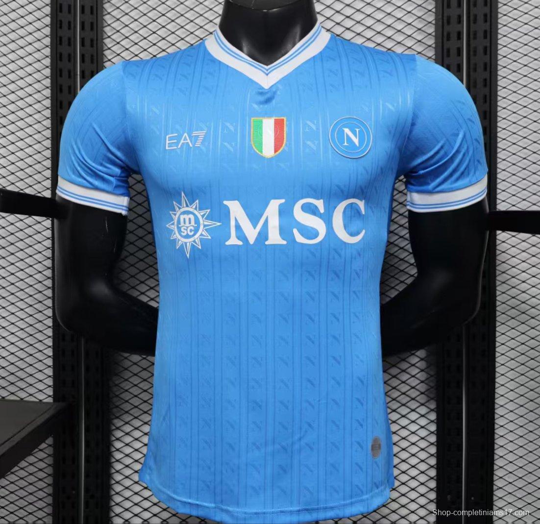 Player Version 25/26 Napoli Home Jersey