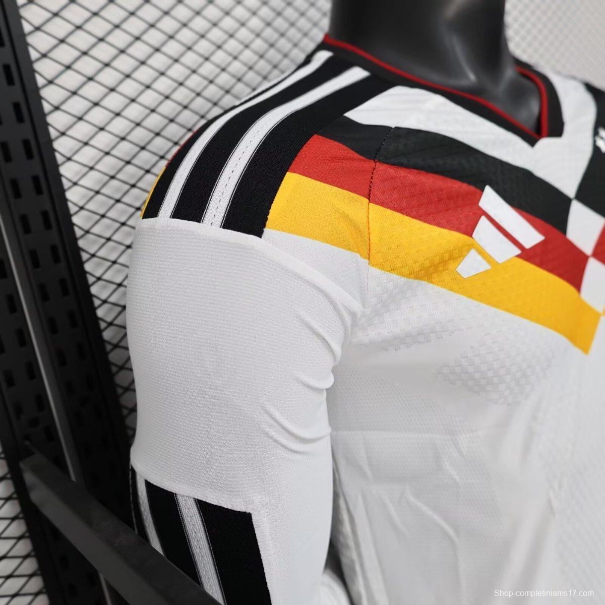 Player Version 2026 Germany Home Long Sleeve Jersey