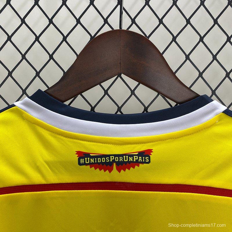 Retro 2014 Colombia Home Jersey