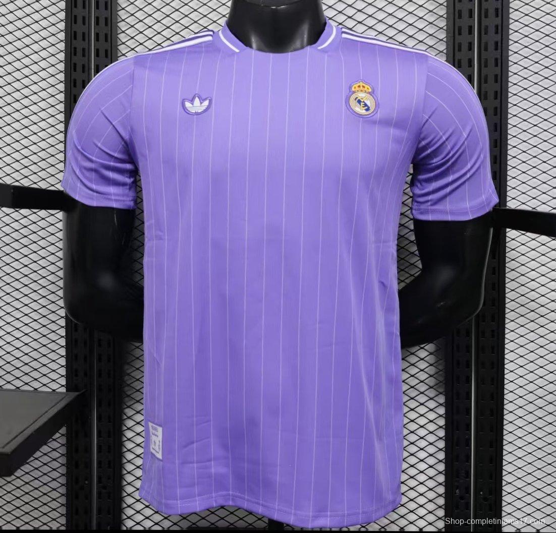 Player Version 25/26 Real Madrid Purple Adidas Original Jersey