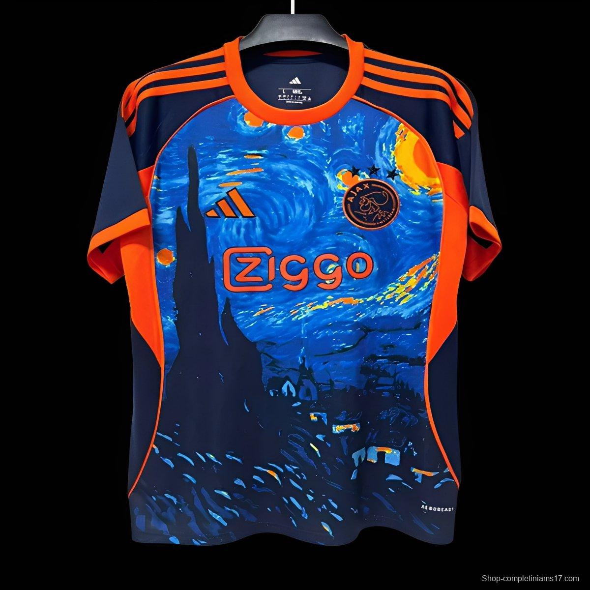Ajax x Van Gogh 2025-26 The Starry Night Edition Jersey