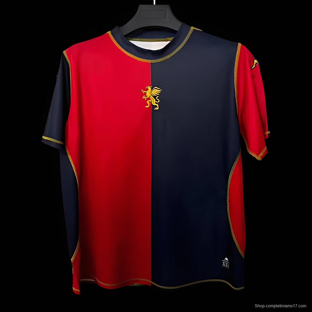 25/26 KOMBAT XXV GENOA  RED-BLUE DK-YELLOW Jersey
