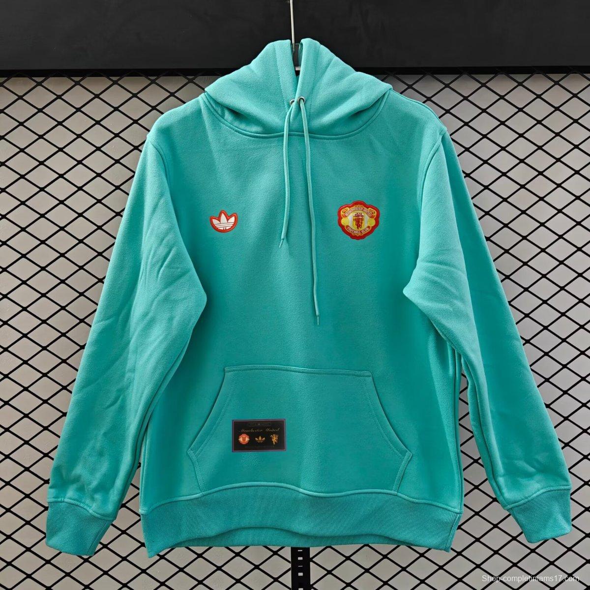 25/26 Manchester United Navy Hoodie Jacket-9 Colors