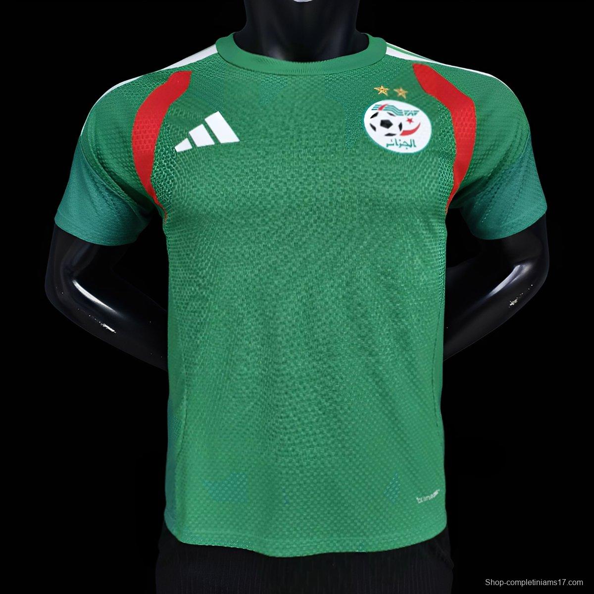 Player Version 2026 Algeria Green Jersey