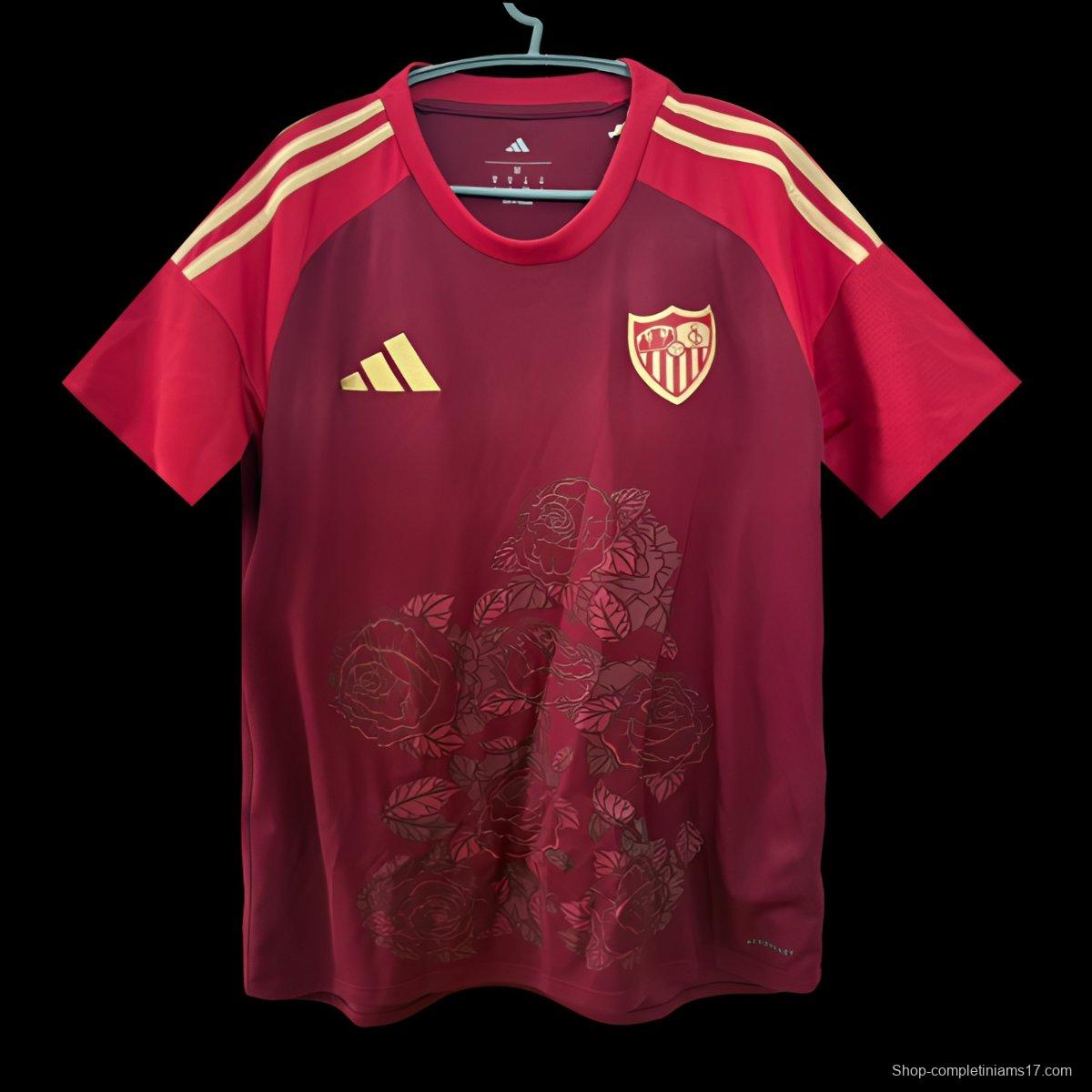 25/26 Sevilla FC Limited Edition Rocio Osorno Red Jersey