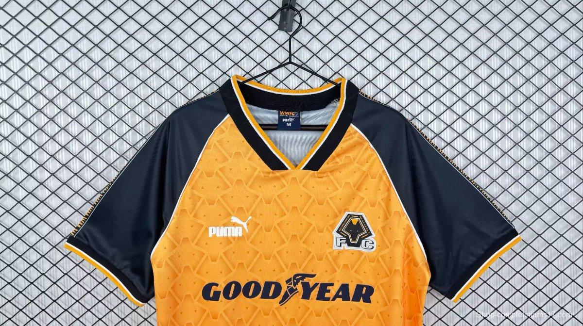 Retro 96/98 Wolverhampton Wanderers Home Jersey