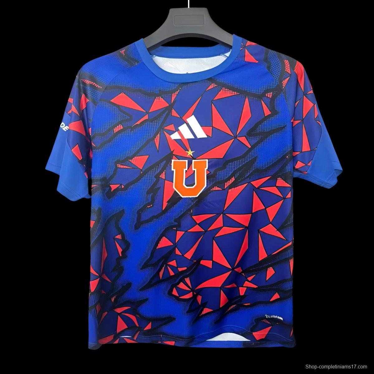 26/27 Club Universidad de Chile Blue Pre-Match Jersey