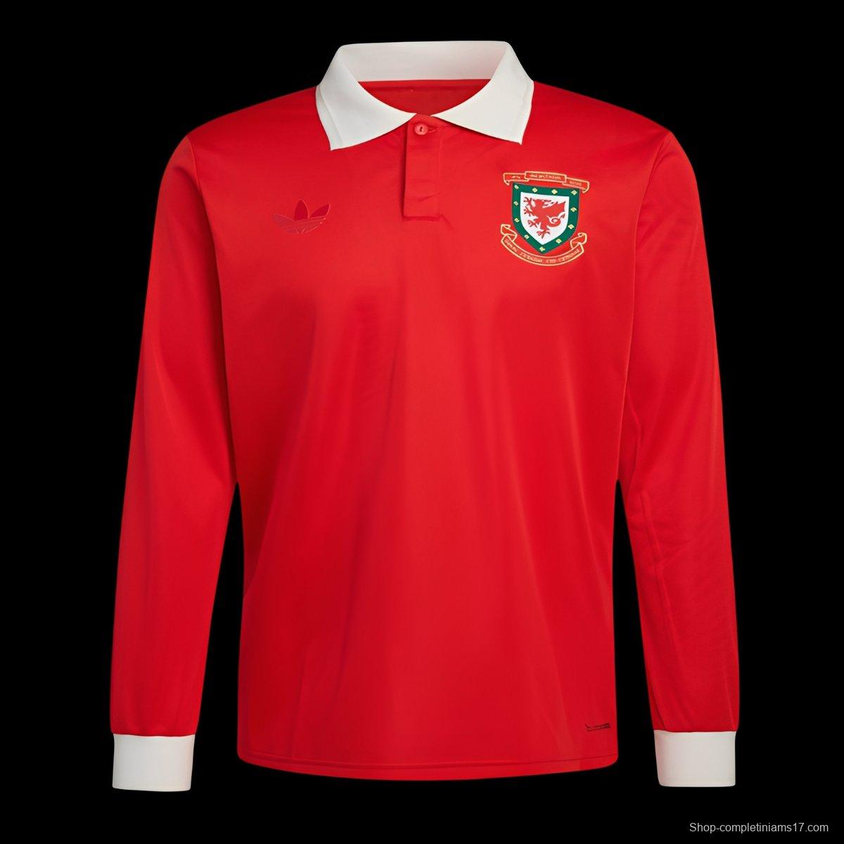 2026 Wales 150Th Anniversary Red Long Sleeve Jersey