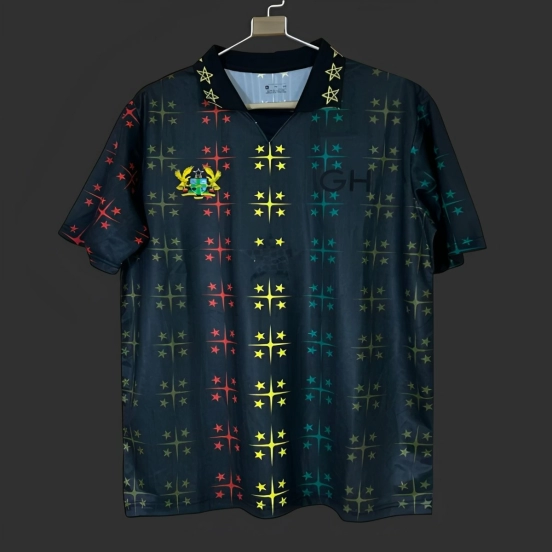 2026 Ghana Black Heritage Football Jersey