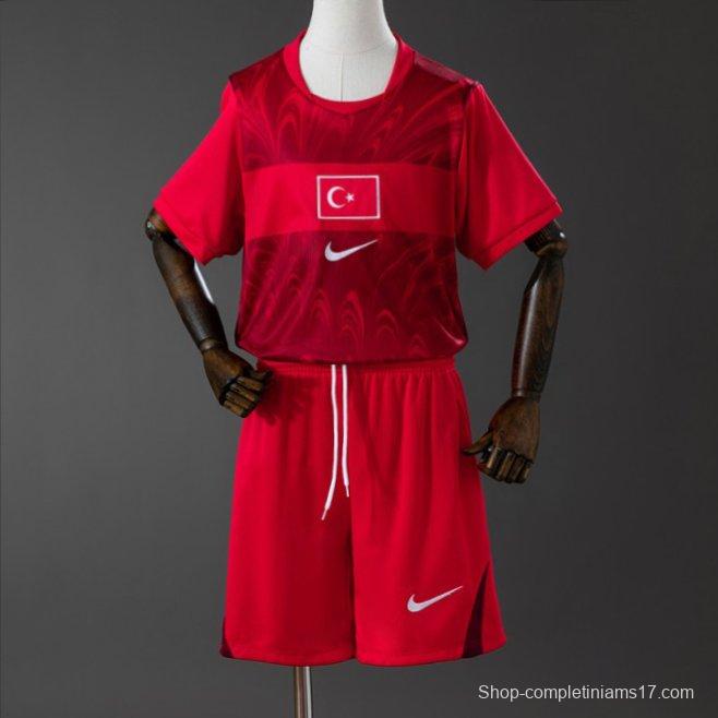 2026 Kids Turkiye Away Kit Jersey Size 16-28