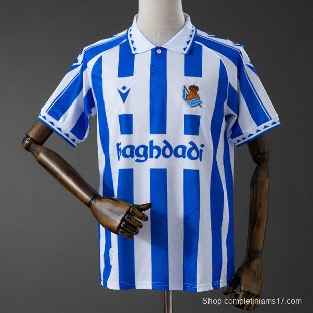 25/26 Real Sociedad Retro Style Jersey S