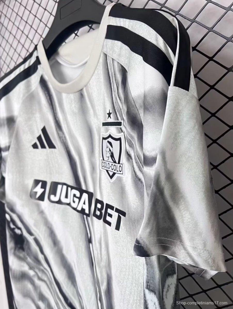 26/27 Colo Colo Black/White Marble Third Jersey