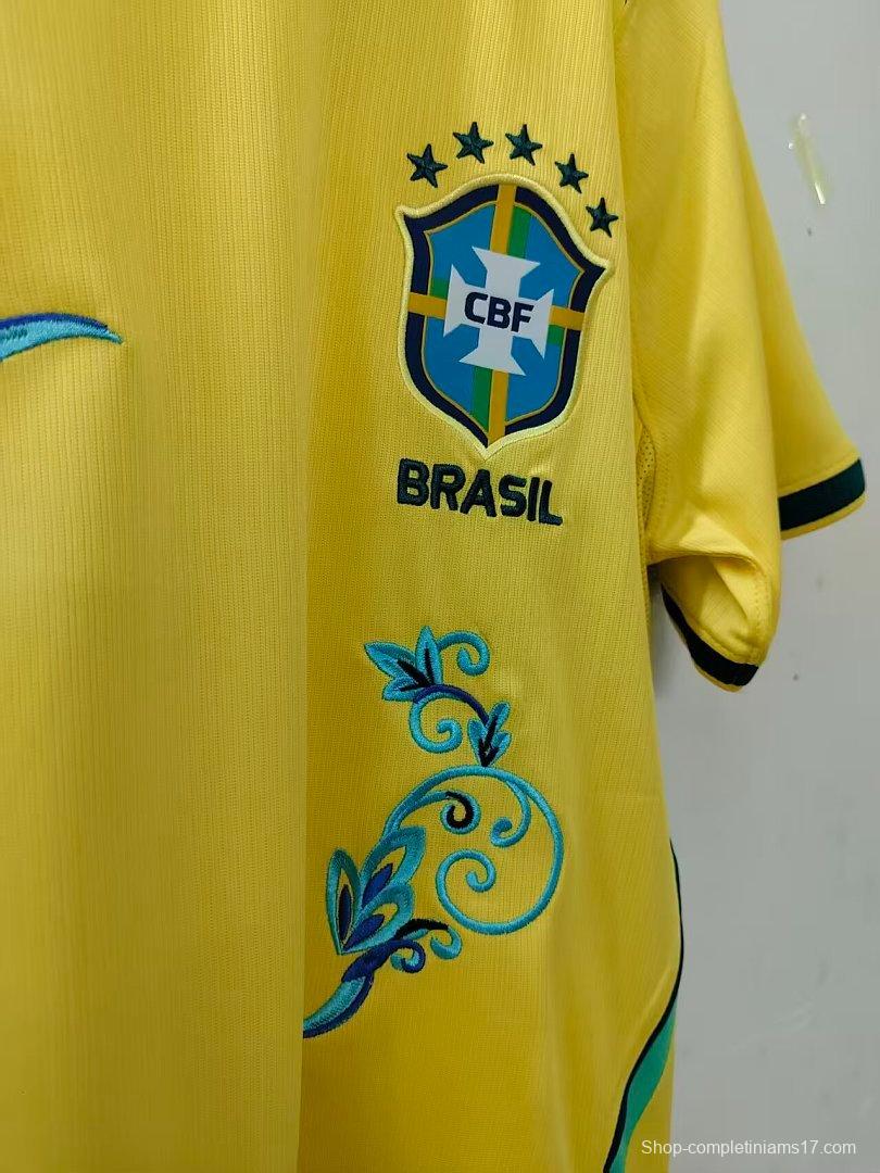 2026 Brazil 2026 Home Yellow/Blue "Floral Edition" Jersey
