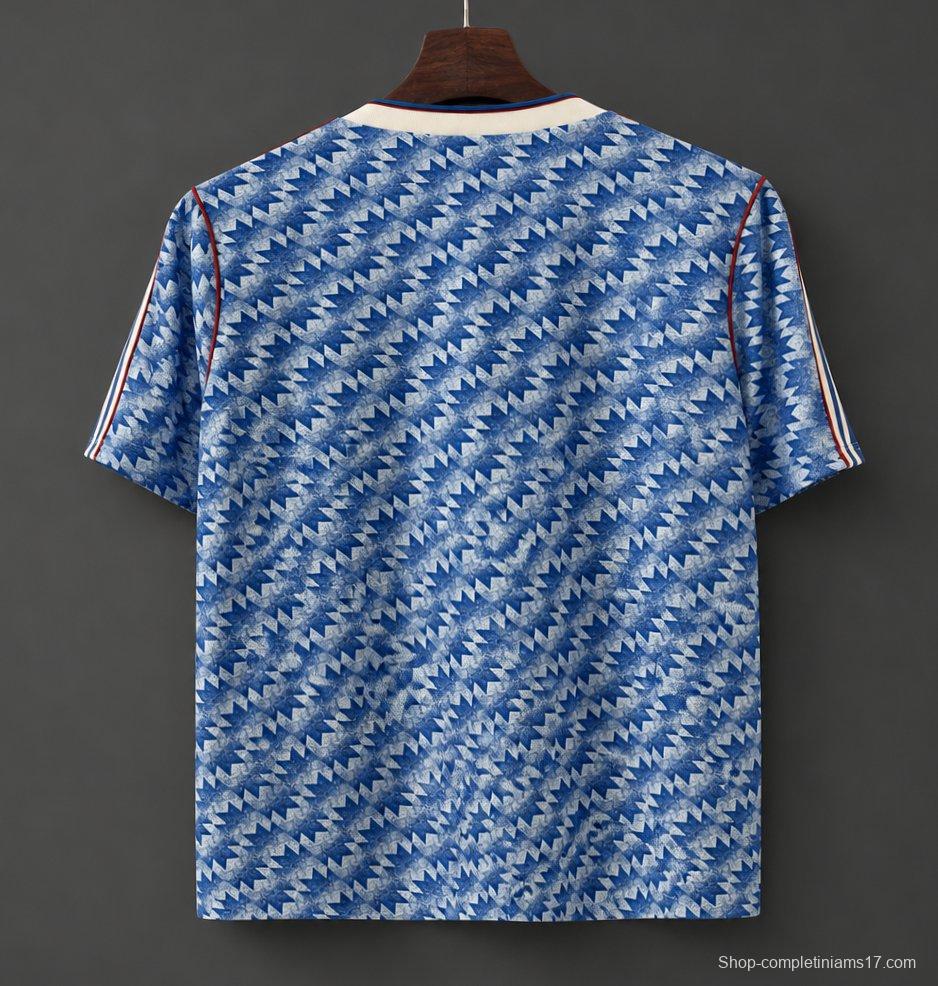 26/27 Adidas Originals Manchester United 1990-92 Remake Vintage Away Football Jersey