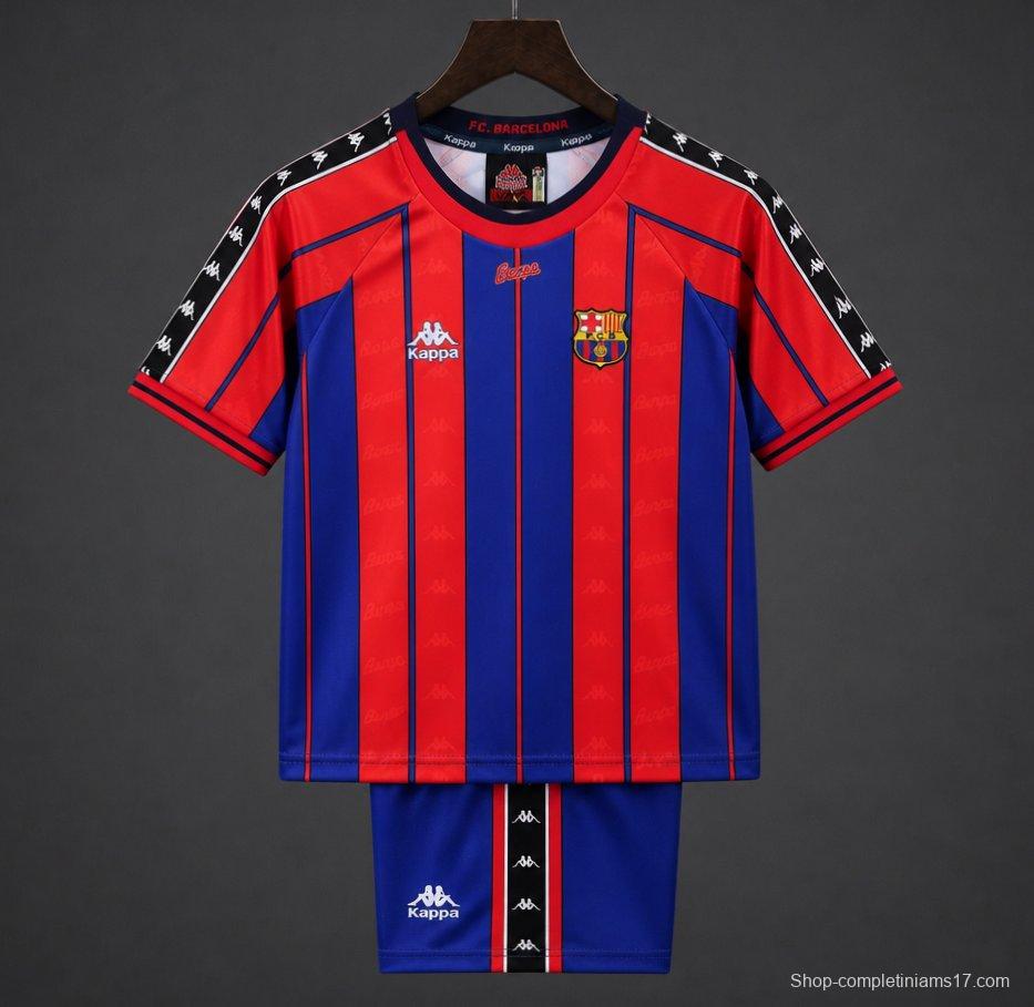 Retro Kids 97/98 Barcelona Home Jersey