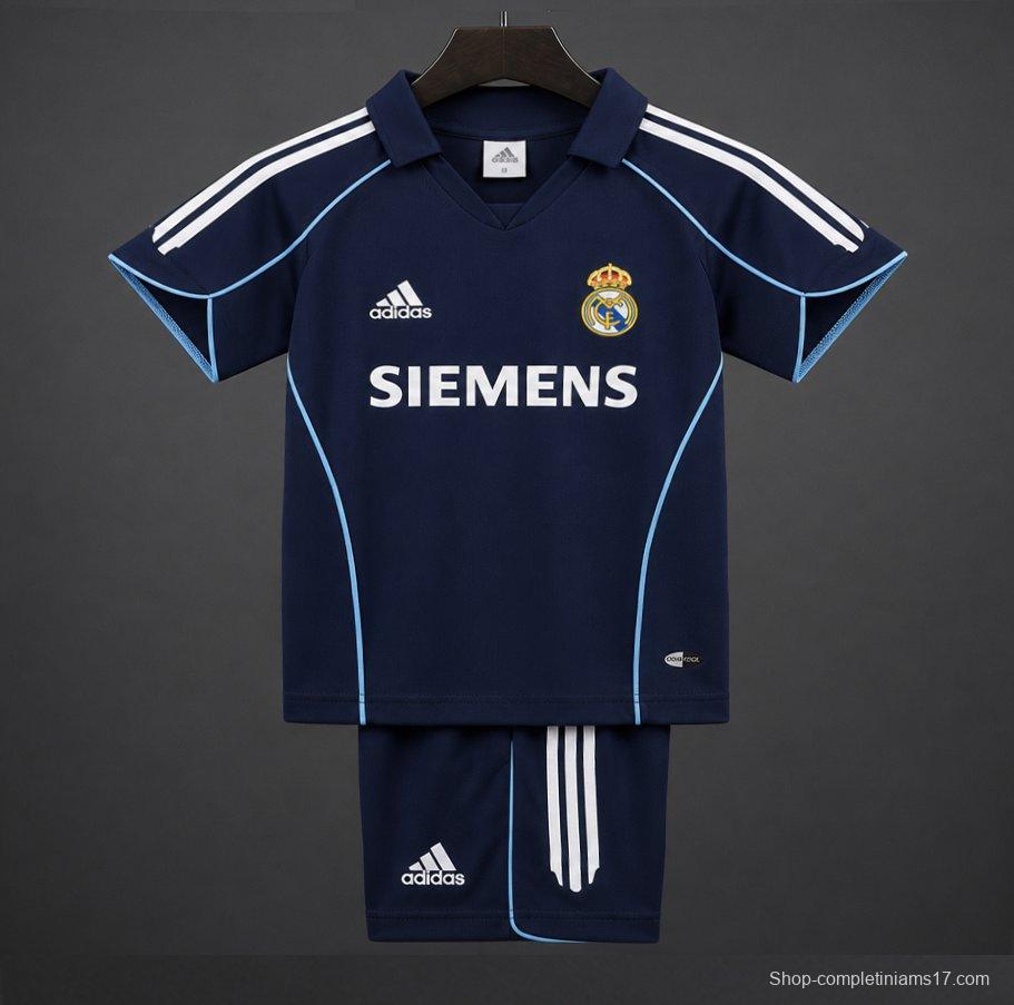 Retro Kids 05/06 Real Madrid Away Jersey