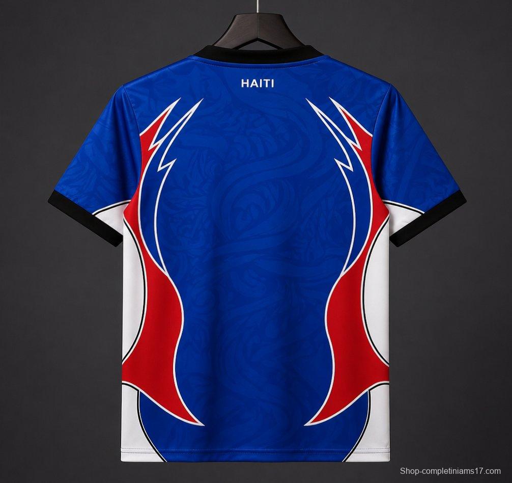 2026 Saeta Haiti Red Blue Special Jersey