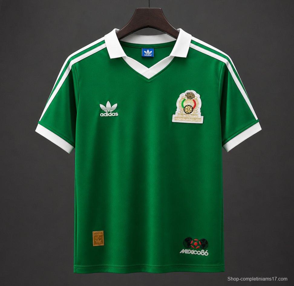 Retro 1986 Mexico Home Jersey