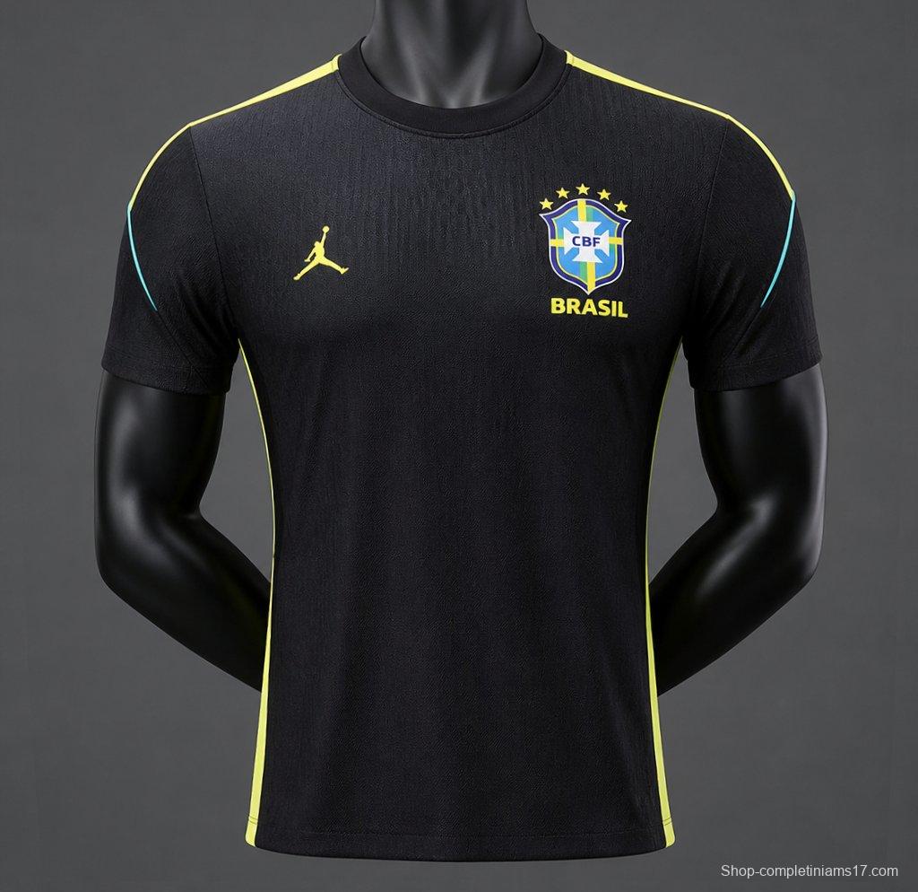 2026 Brazil Black Training Jersey