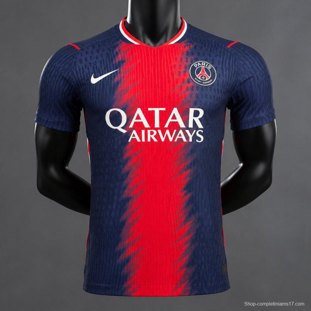 Player Version 26/27 PSG Navy Red Special Jersey