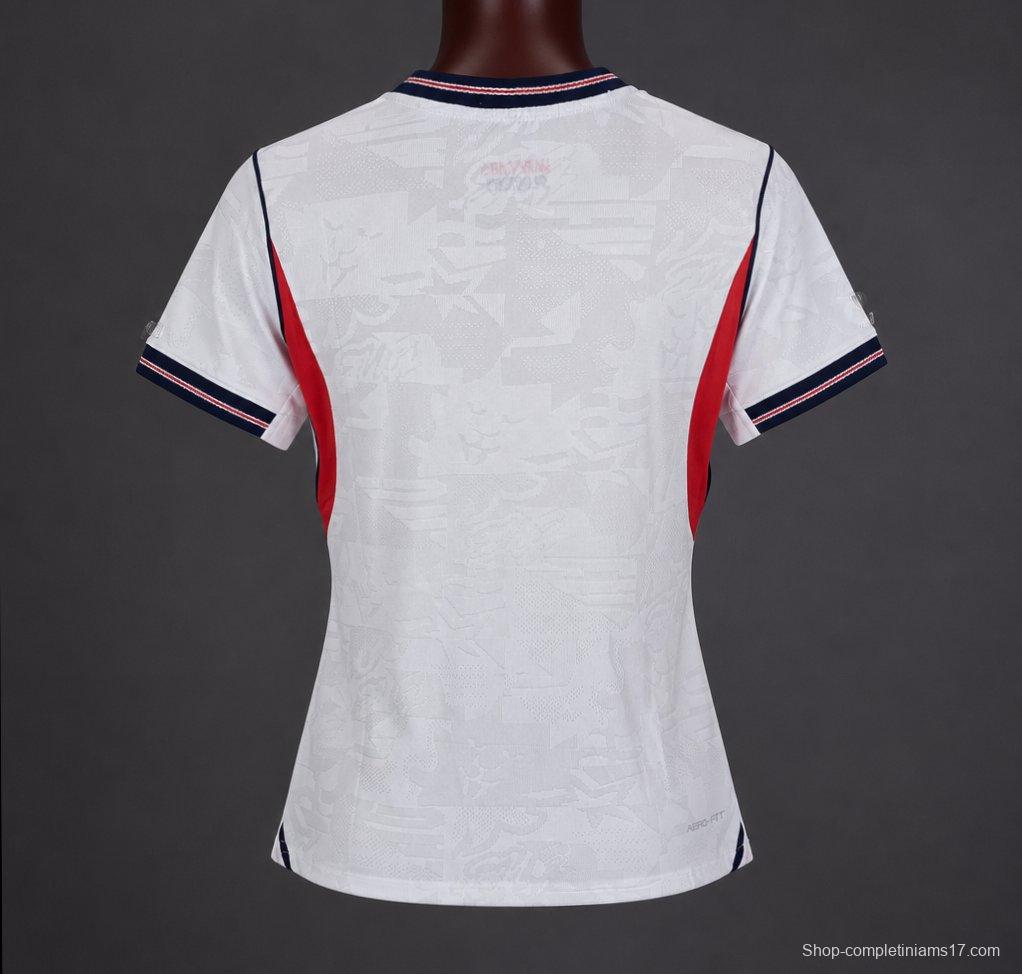 Player Version 2026 Women England Home Jersey