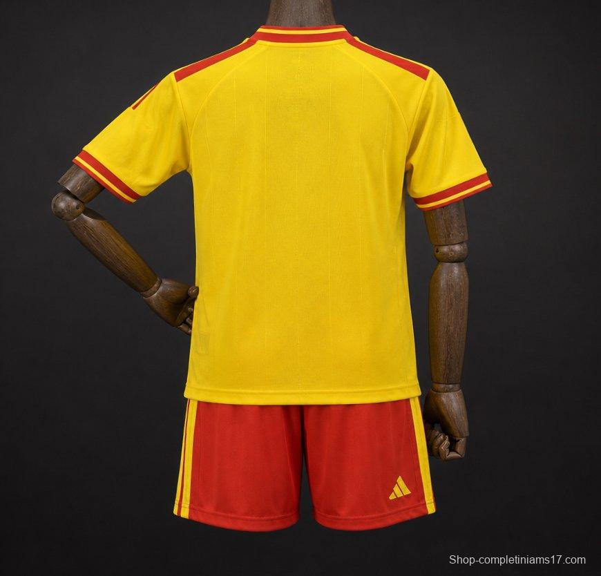 2026/27 RC Lens Yellow with Red Stripe Home Jersey
