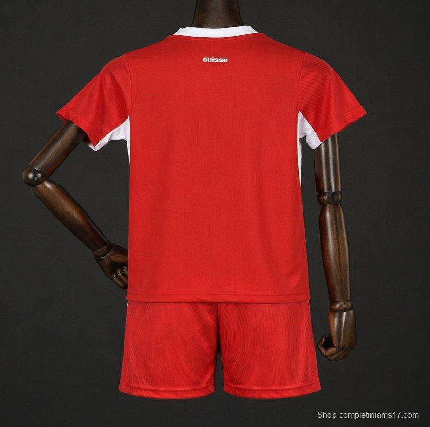 2026 Kids Switzerland World Cup Home Kit