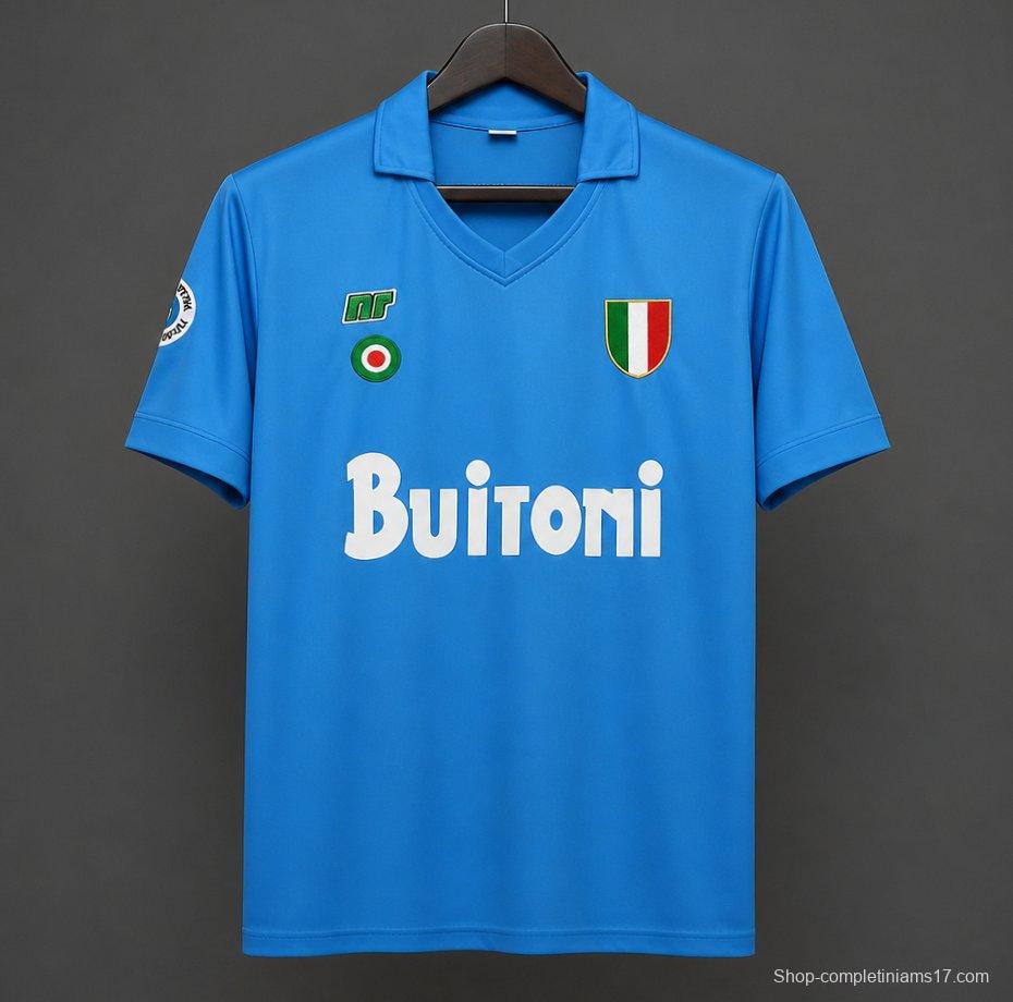 Retro Napoli 87/88 home Soccer Jersey