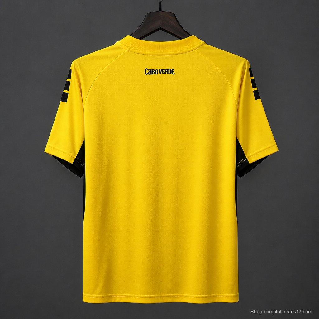 2026 Cape Verde Yellow Goalkeeper Vozinha Jersey