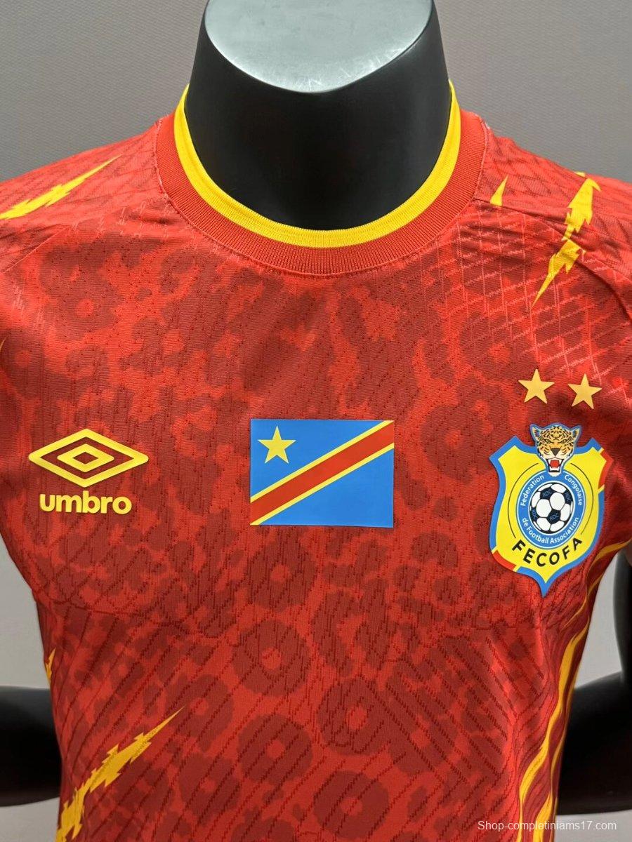 Player Version 2026 Congo Third Red Jersey