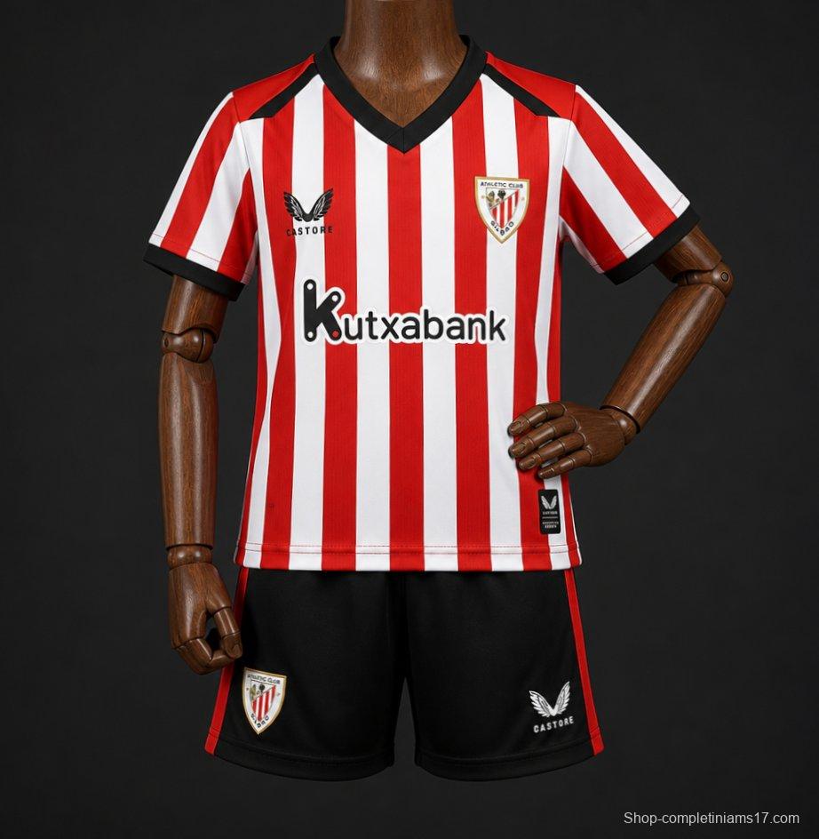 26/27 Kids Athletic Bilbao Home Jersey
