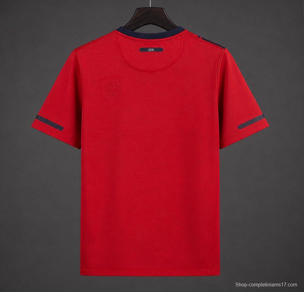 Retro 2011 USA Away Red Jersey