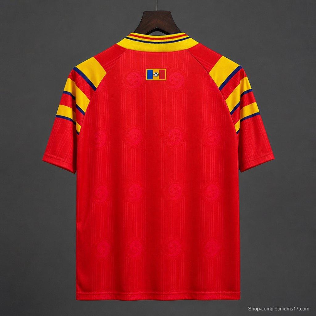 Retro 1996 Romania Home Jersey