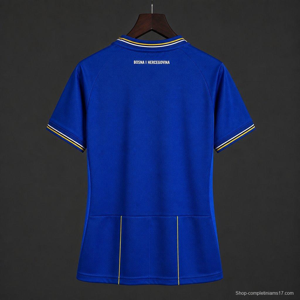 2026 Women Bosnia and Herzegovina Home  Jersey