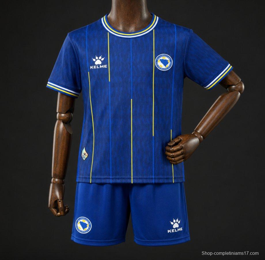 2026 Kids Bosnia and Herzegovina Home Jersey