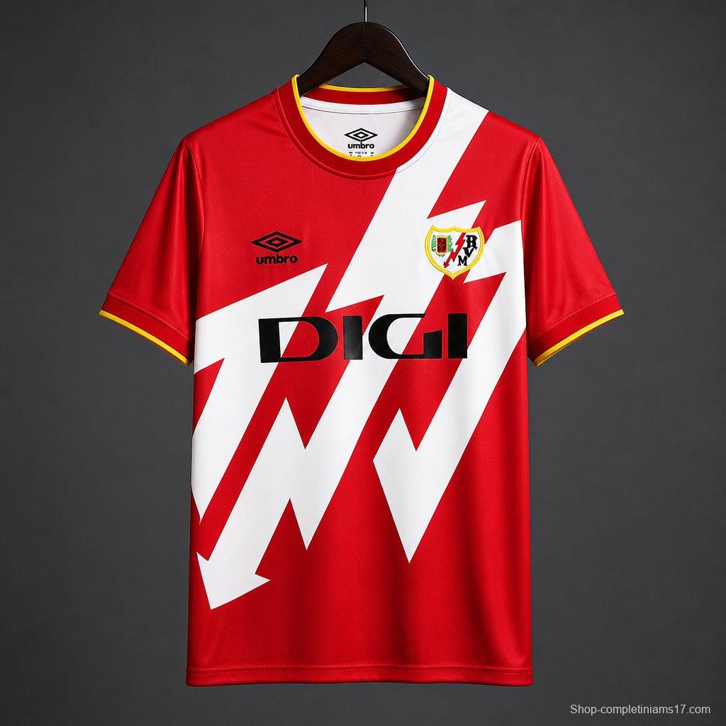 26/27 Rayo Vallecano Away Red Jersey