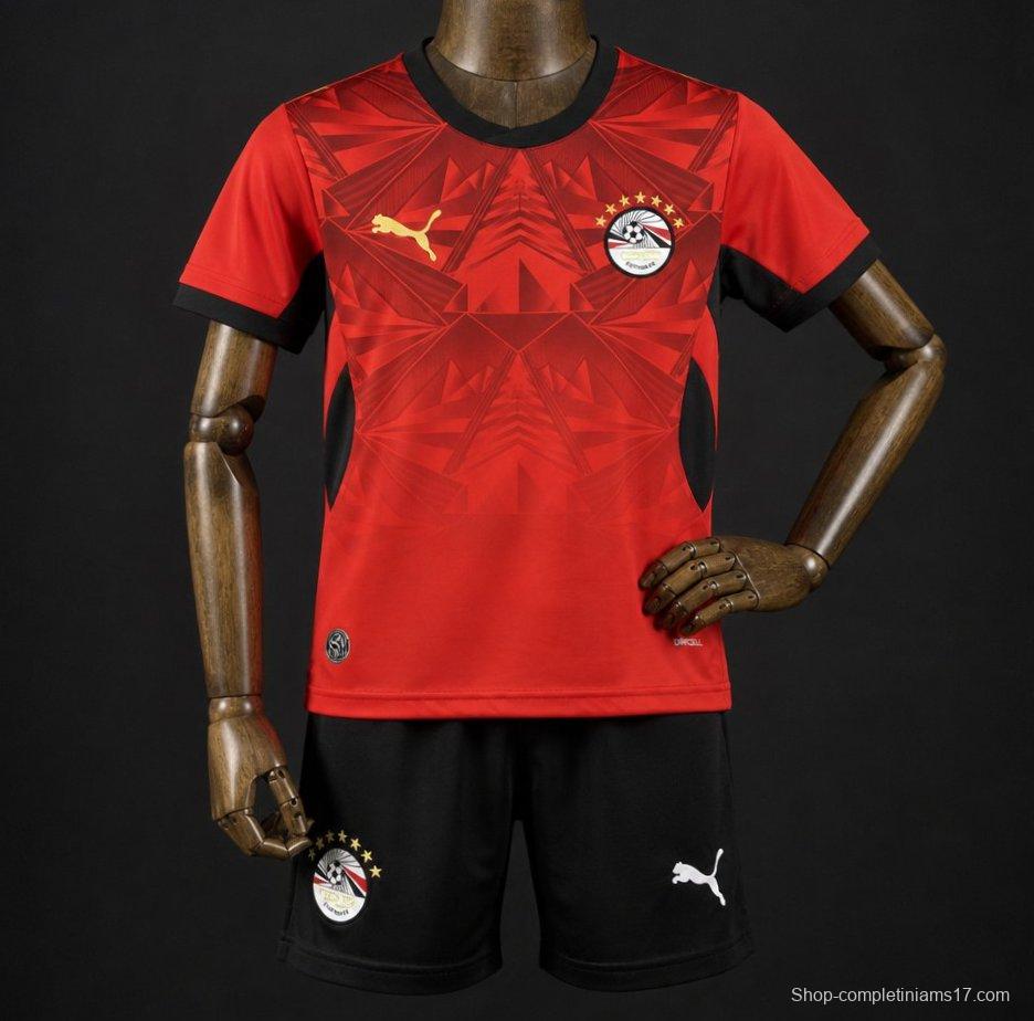2026 Kids Egypt World Cup Home Kit
