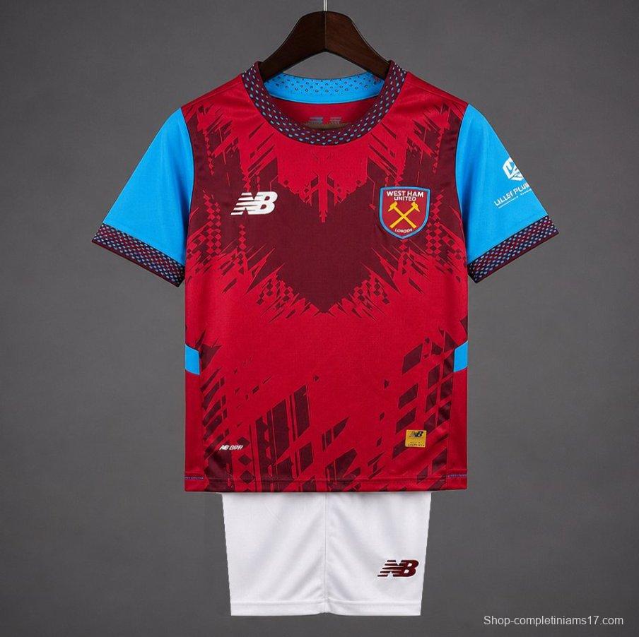 26/27 Kids West Ham United Home Jersey