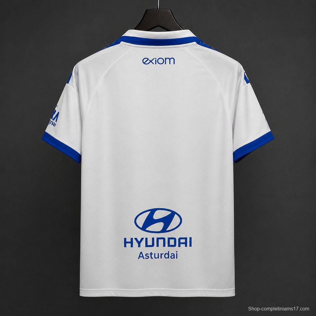 26/27 Real Oviedo Away White&Blue Jersey